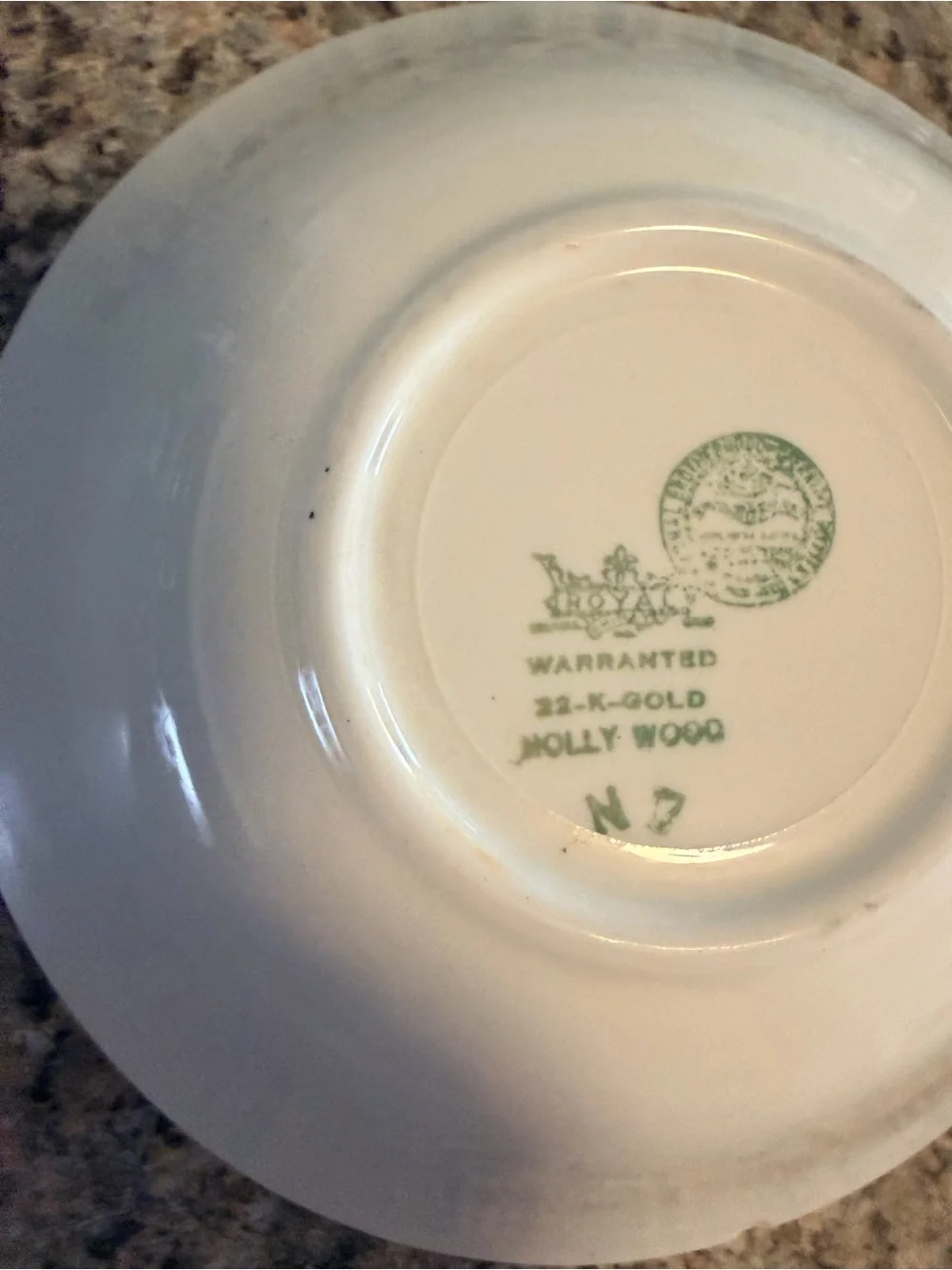 Vintage Royal China Spring Floral Filigree 22kt Hollywood 6” Bowls Set of 2)
